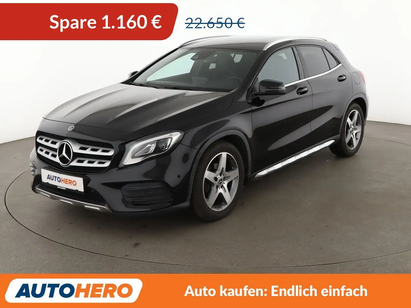 Mercedes-Benz GLA 180 GLA 180 AMG Line Aut. *LED*NAVI*TEMPO*PDC*SHZ* Schwarz - 1