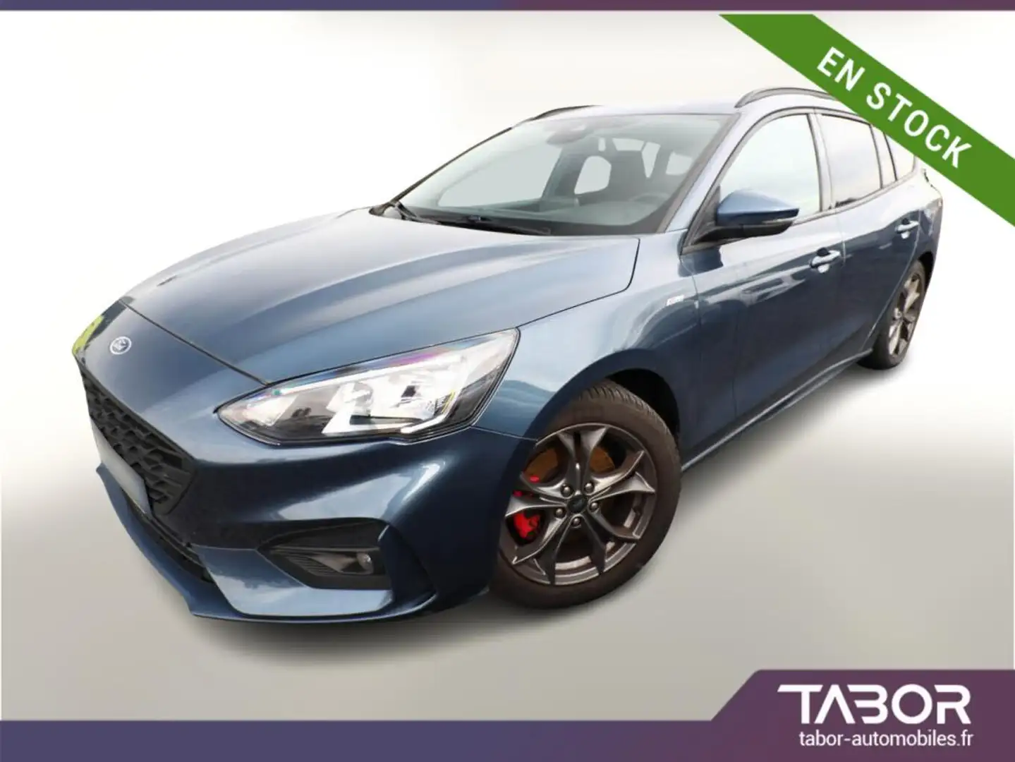 Ford Focus 1.0 EB 155 ST-Line LED ACC radars Bleu - 1