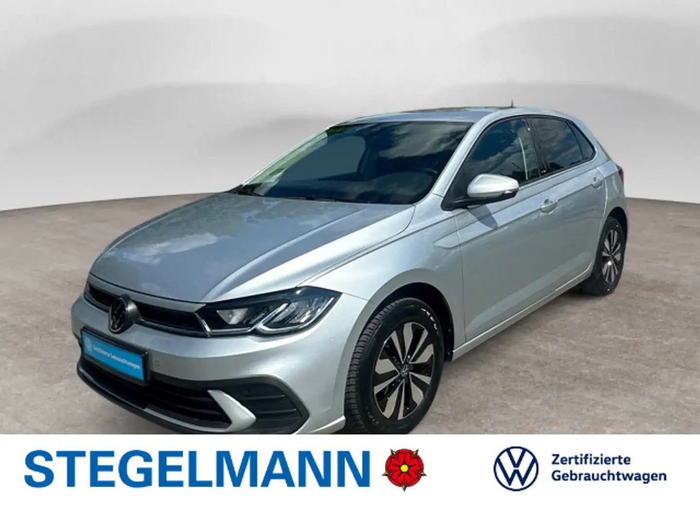 Volkswagen Polo VI 1.0 TSI Move *LED*Navi*Sitzheizung* Silber - 1