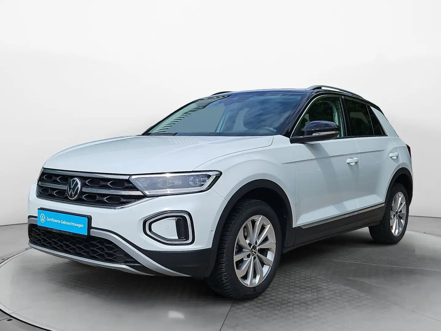 Volkswagen T-Roc 1.5TSI Style DSG Navi LED AHK Blanc - 2