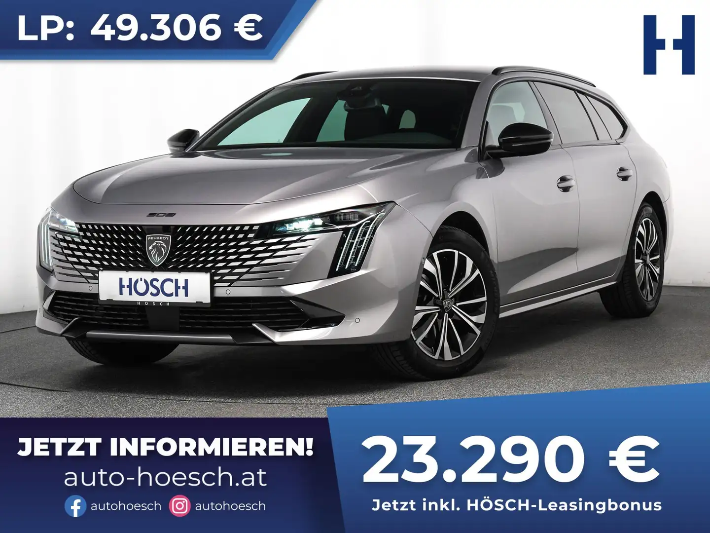 Peugeot 508 SW PureTech 130 Allure Aut. ACC NAV R-KAM -53% Grau - 1