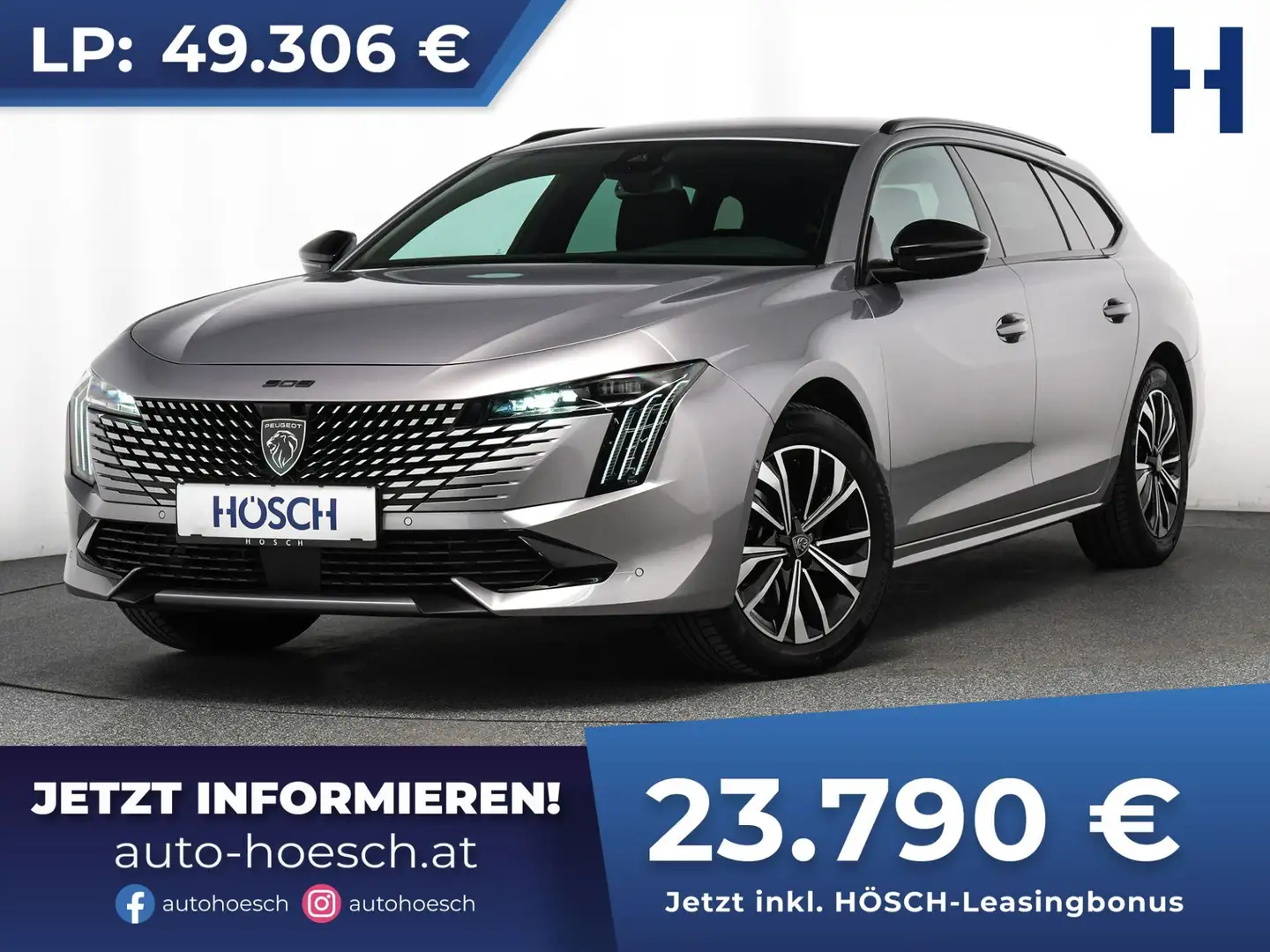 Peugeot 508 SW PureTech 130 Allure Aut. ACC NAV R-KAM -52% Grau - 1