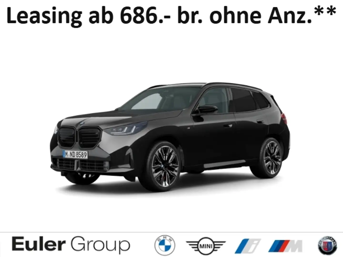 BMW X3 xD M-Sport-Pro Pano AHK 21'' Iconic DA-Prof PA-Pro Schwarz - 1