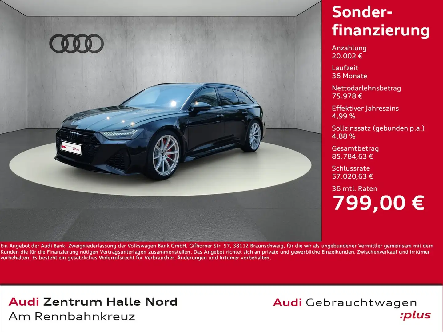 Audi RS6 RS 6 Avant 4.0 TFSI quattro Noir - 1