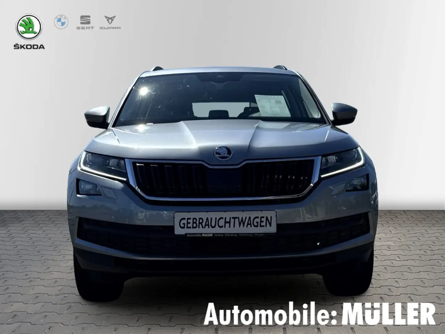 Skoda Kodiaq Drive 125 2.0 TDI EU6d-T AMB TD110 2.0A7F AHK Navi Grau - 2