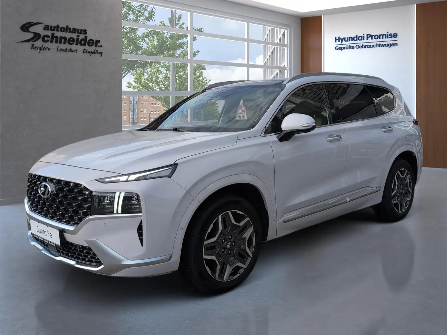 Hyundai SANTA FE 1.6 TGDi PHEV 4WD Signature PANORAMADACH Weiß - 1