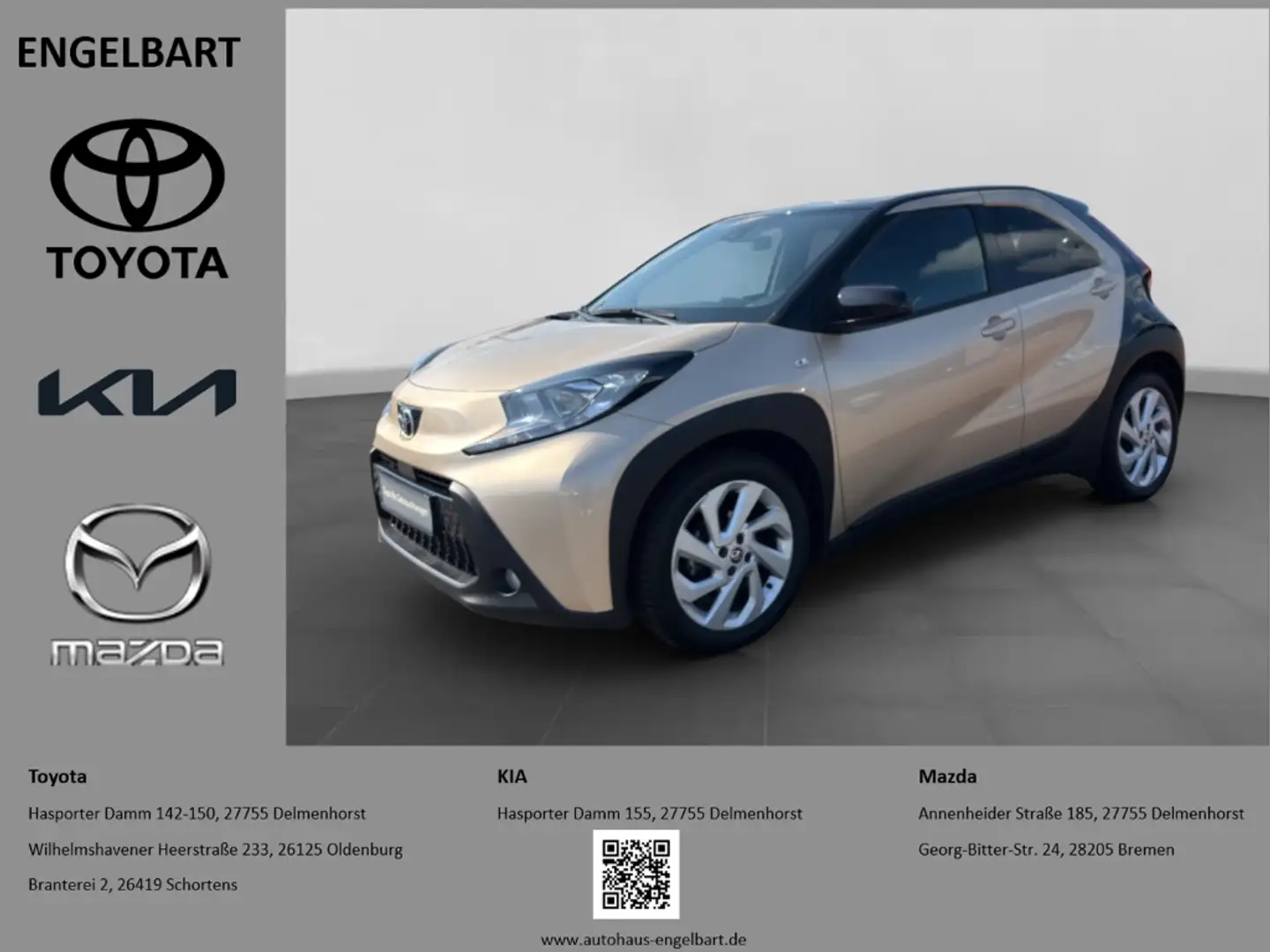 Toyota Aygo X Pulse 1.0 CarPlay Kamera Sitzheizung DAB Beige - 1