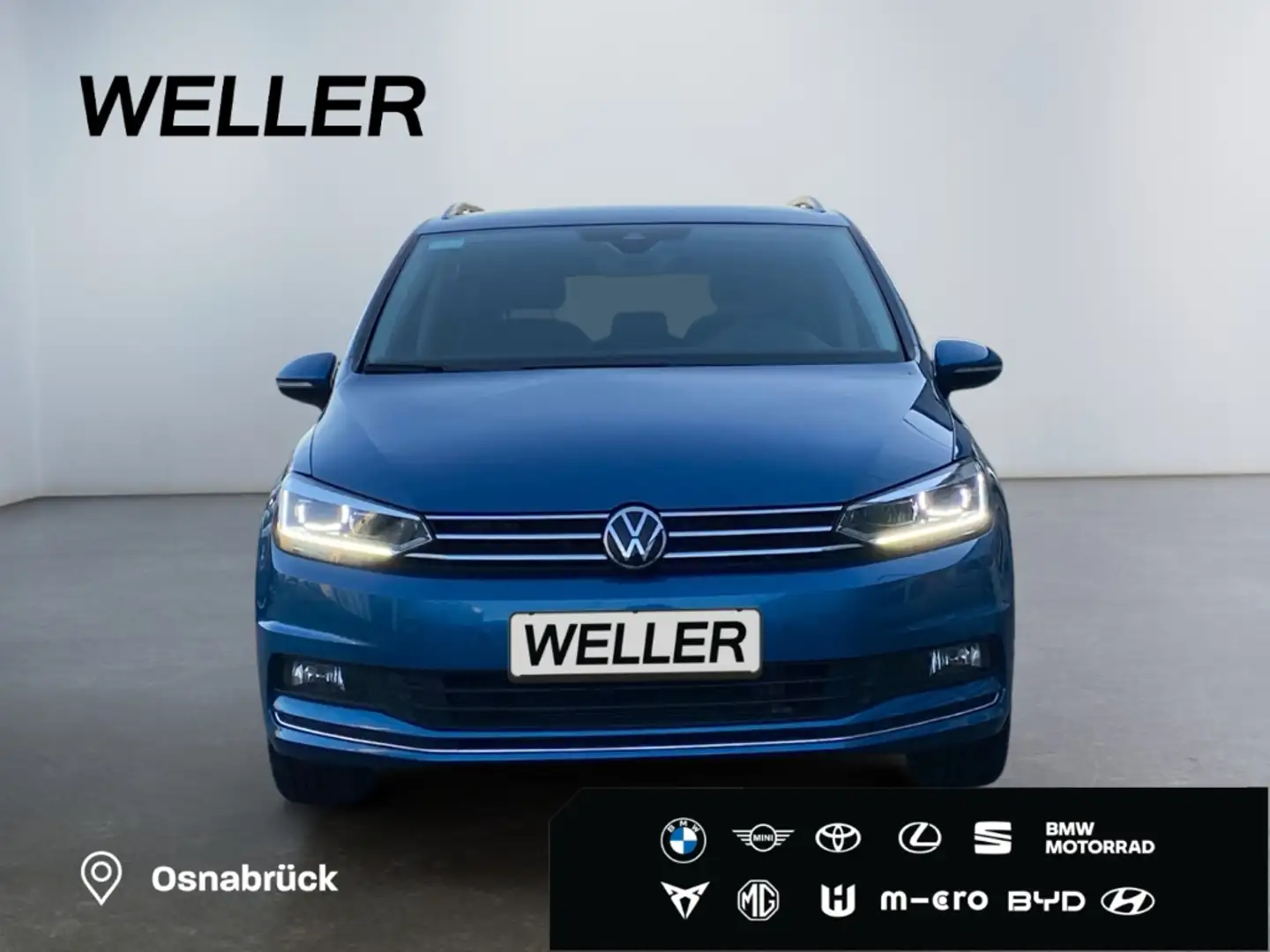 Volkswagen Touran 1.5 TSI DSG Highline *Automatik*AHK*PDC*SHZ*Kamera Blau - 2