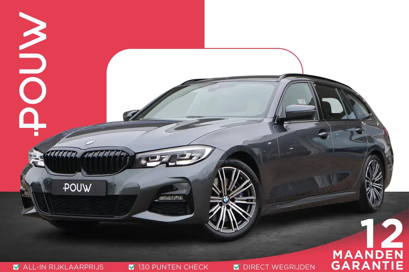 BMW 330 3-serie Touring 330i 258pk Executive Edition M-Spo Gris - 1