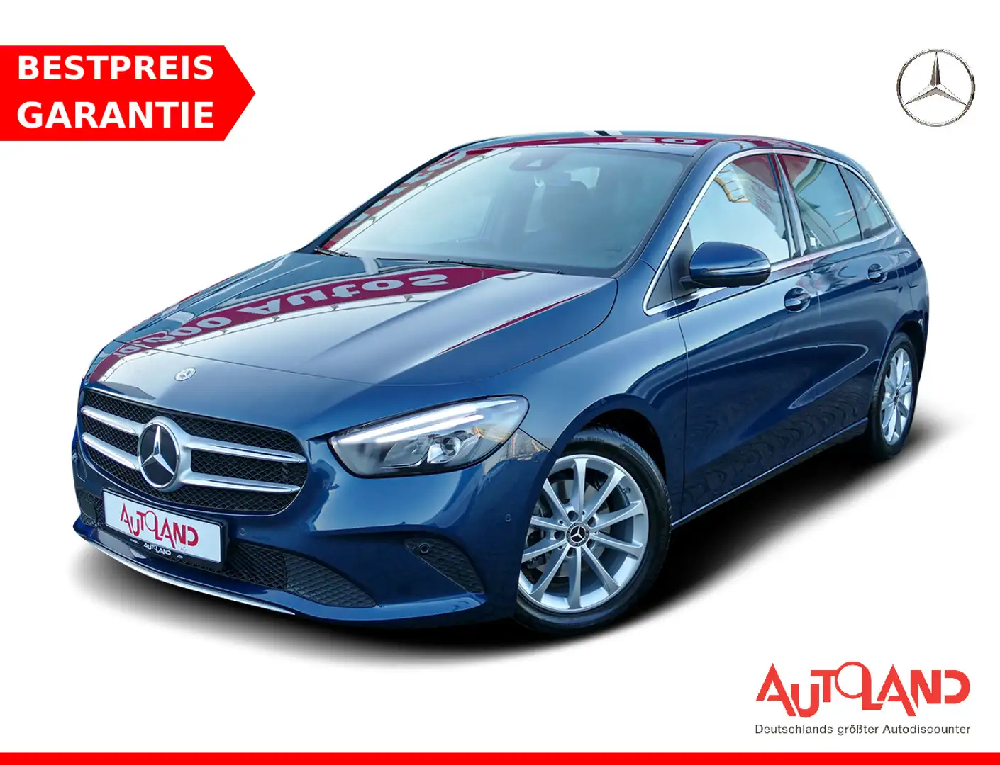 Mercedes-Benz B 180 B180 Standard Tempomat Kamera Navi Spurhalte PDC Blau - 1