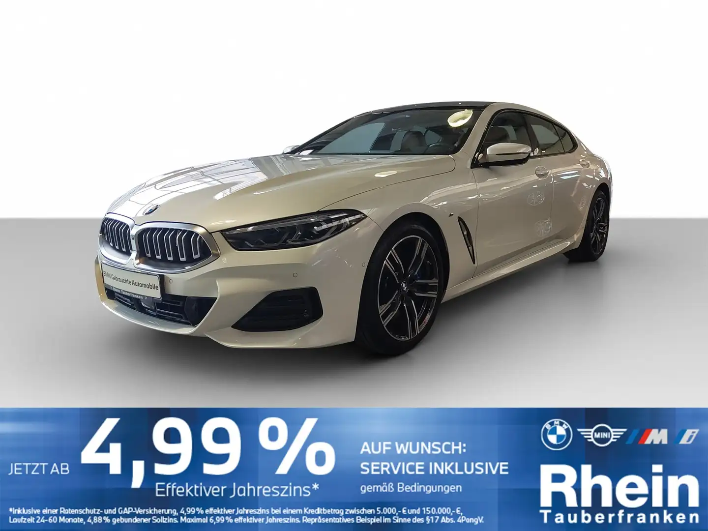 BMW 840 i Gran Coupe M Sport*Panorama* Weiß - 1