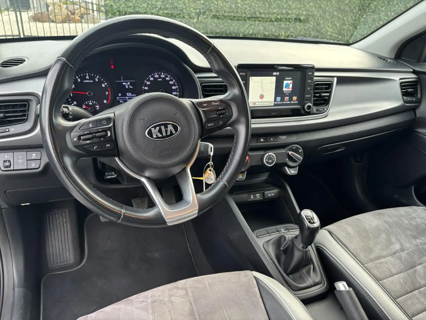 Kia Rio 1.0 TGDI Design Edition | Cruise control | Airco | Schwarz - 2