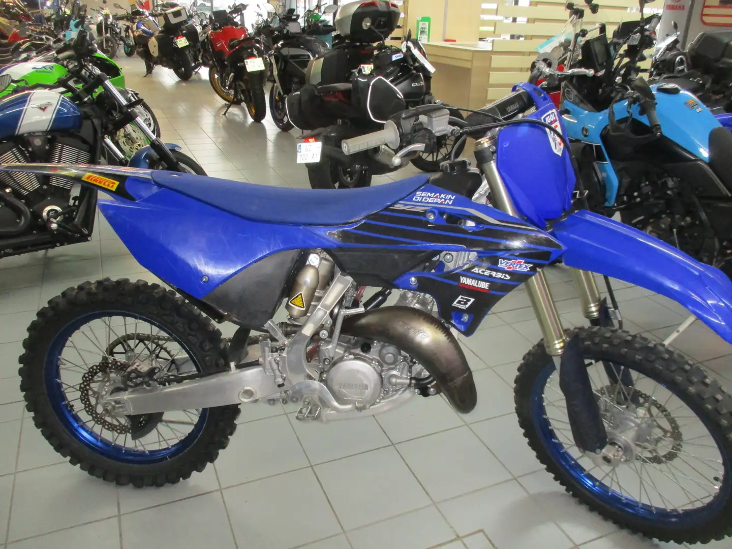 Yamaha YZ 125 Blauw - 2