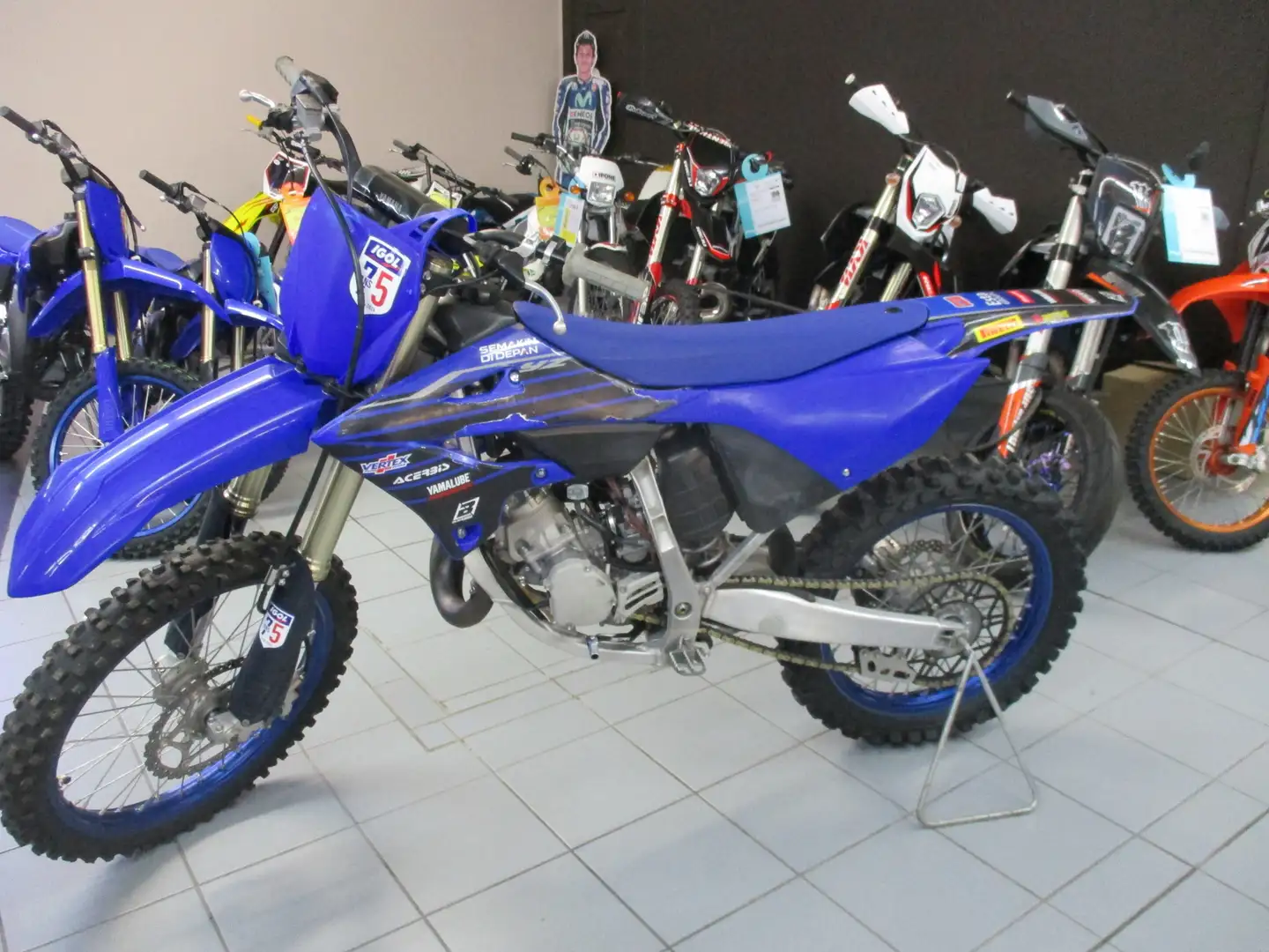Yamaha YZ 125 Blauw - 1