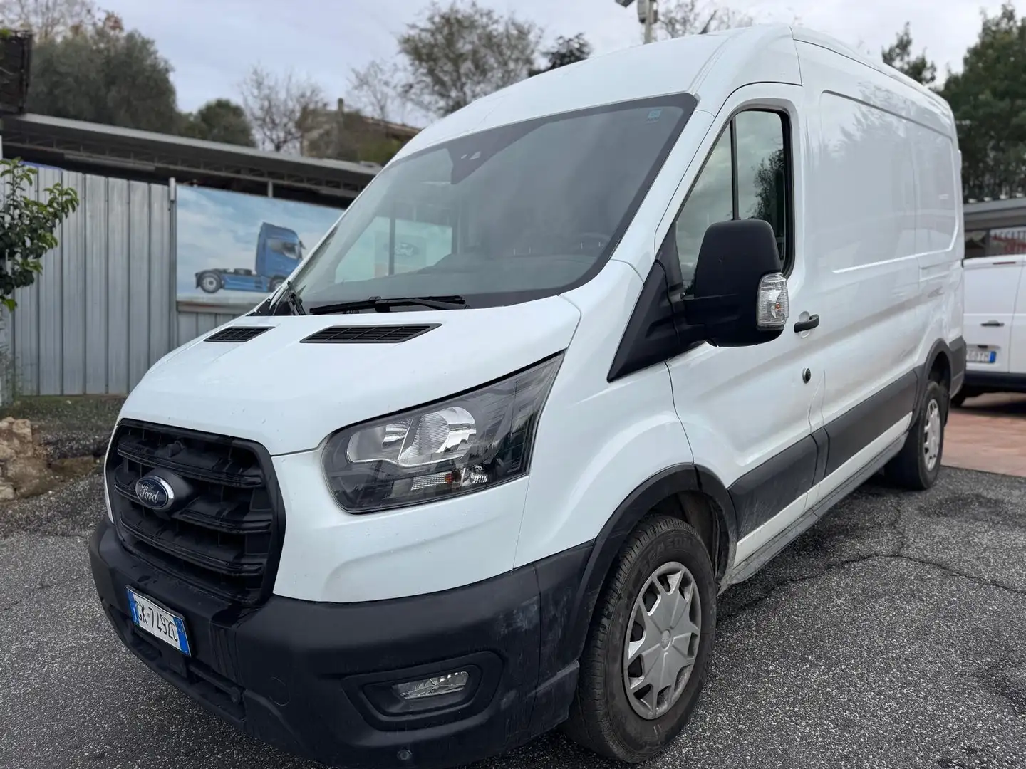 Ford Transit 350 L2H2 Trend 2.0 Eco MHEV 130 Bianco - 2
