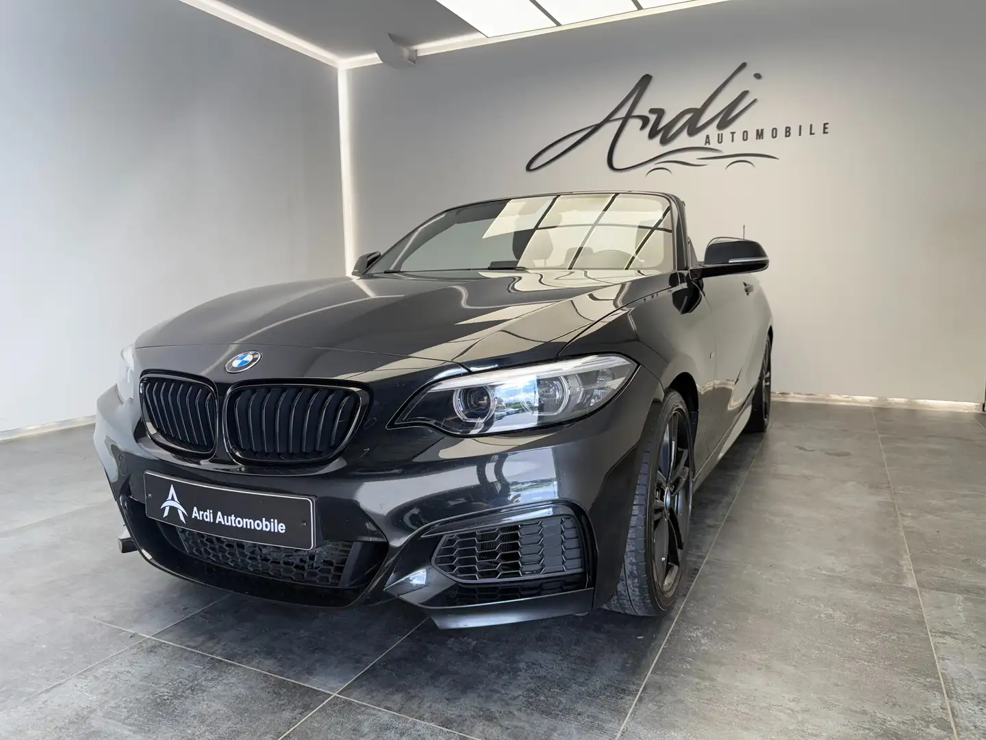 BMW 218 Cabrio 218iA*PACK M*1ER PROPRIETAIRE*GARANTIE* Nero - 1