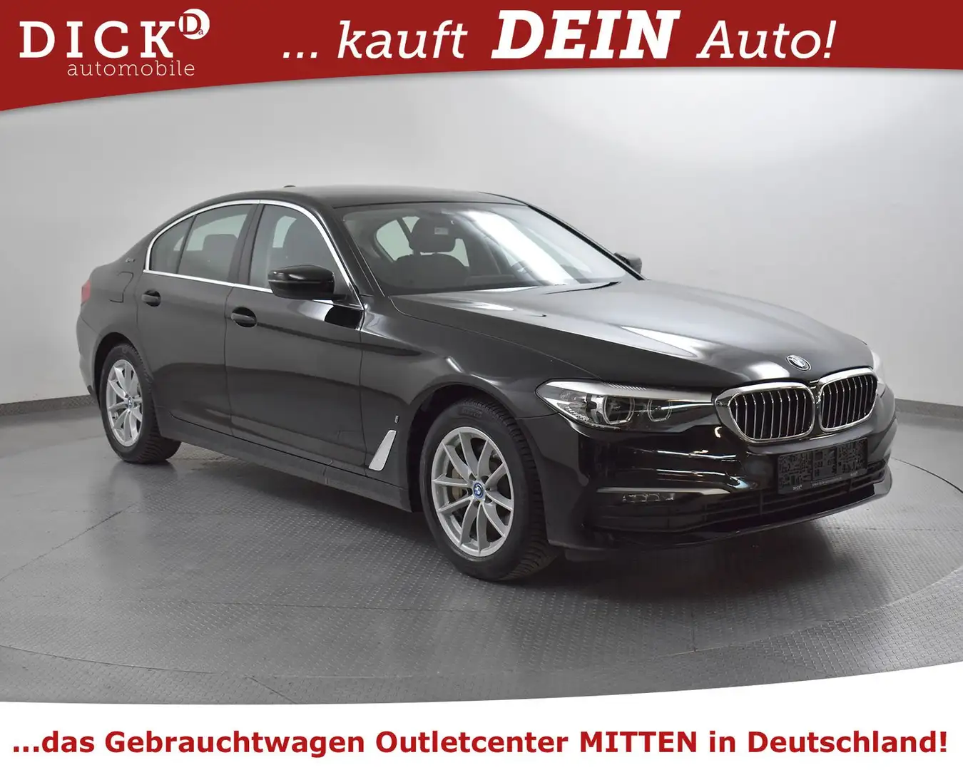 BMW 530 e Aut. NAVI+XENON+SITZHZ+KAMERA+TEMP+PDC+MFL Noir - 1