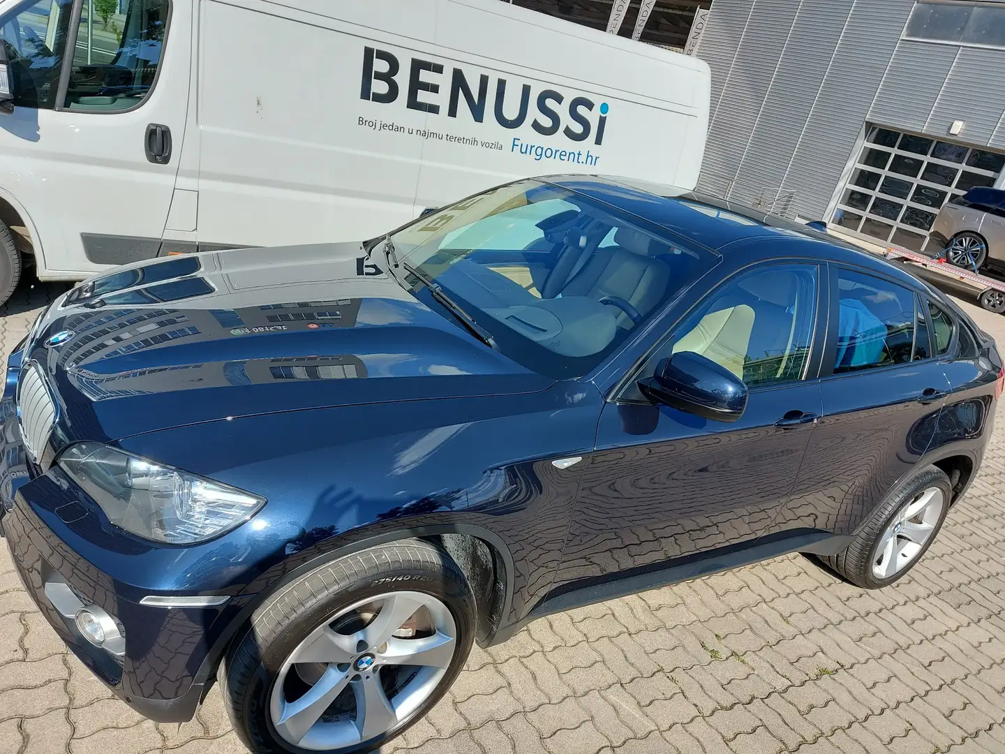 BMW X6 X6 xDrive35d Ö-Paket Aut., Head Up, SD, 360°, etc. Blau - 1