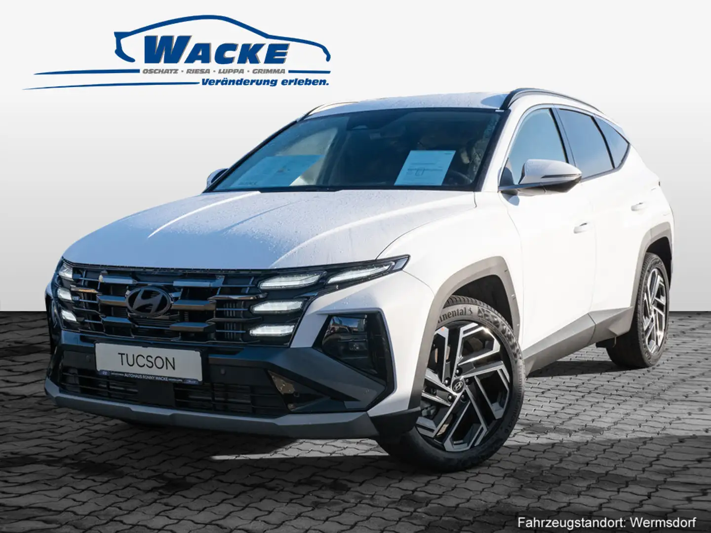 Hyundai TUCSON 1.6 T-GDi Prime Mild-Hybrid ACC HUD Weiß - 1