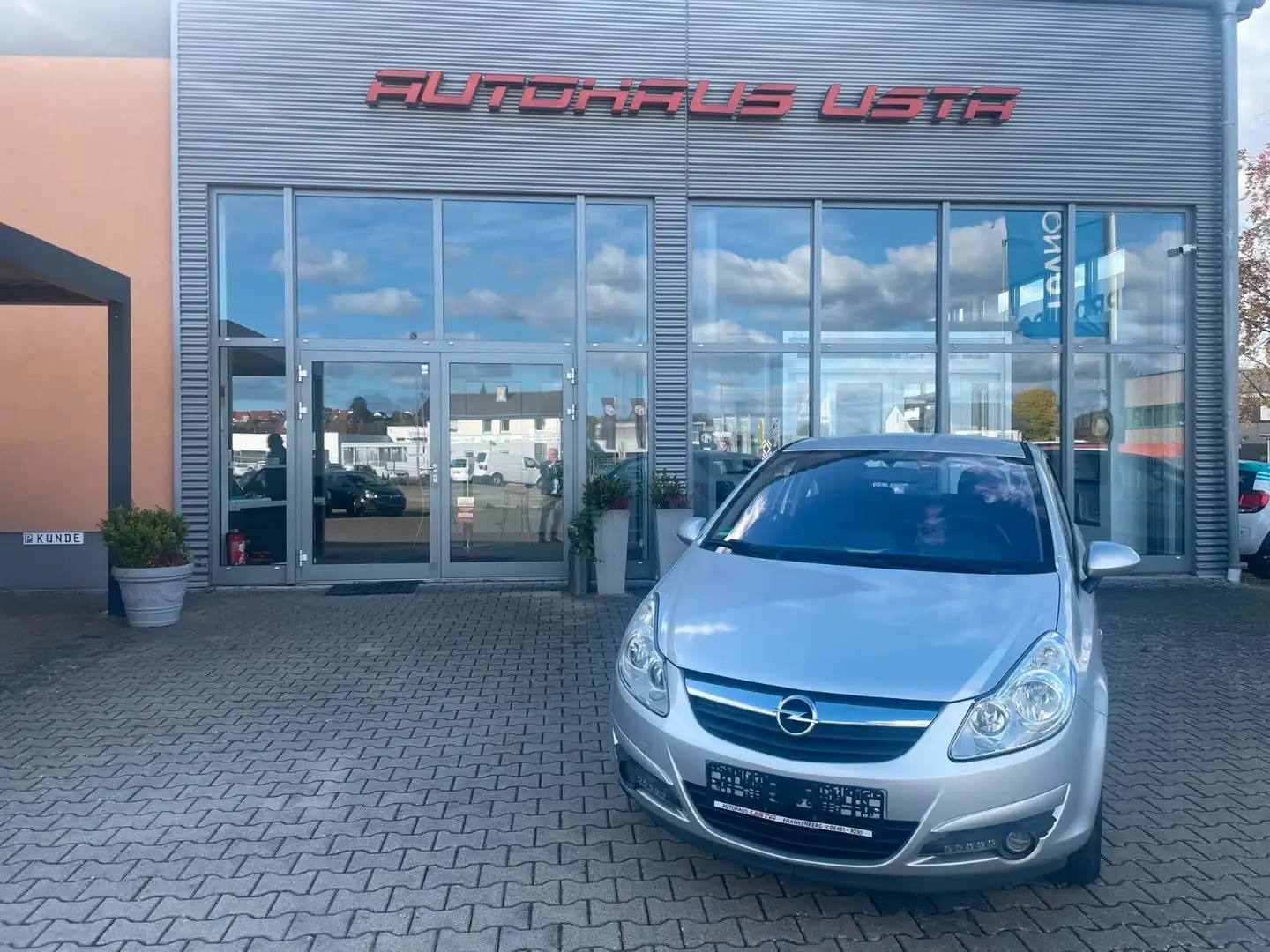 Opel Corsa 1.2  TÜV NEU Zilver - 2