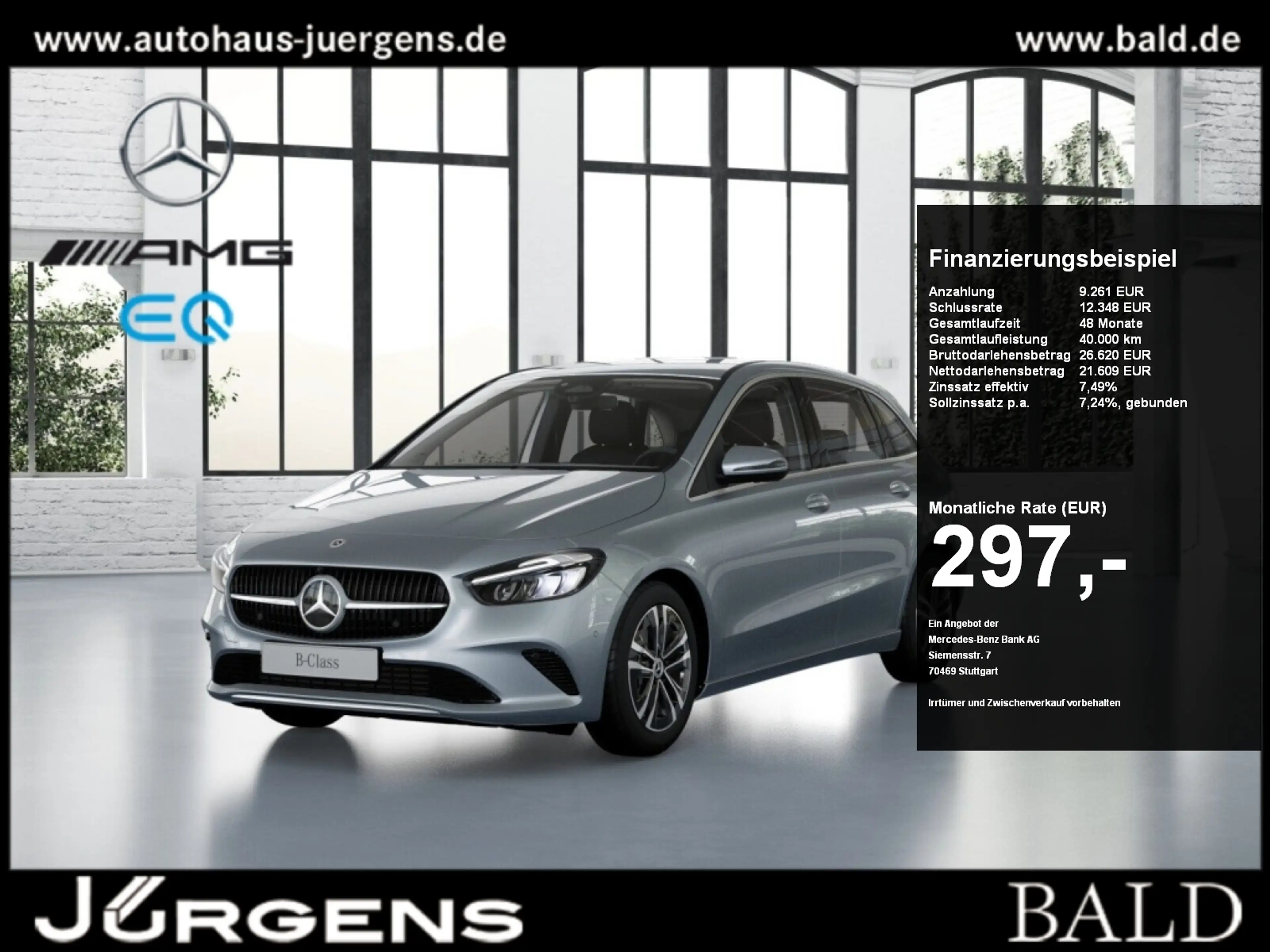 Mercedes-Benz B 200 Progressive+Cam+LED+Navi+Wide+Winter+PTS