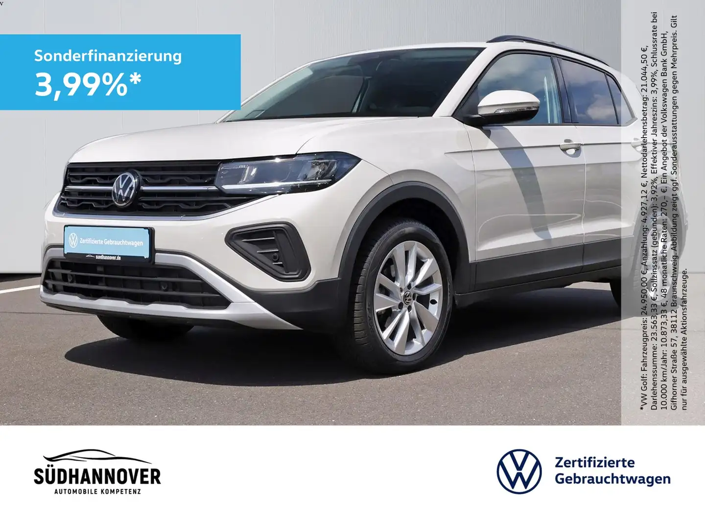 Volkswagen T-Cross Life 1.0 TSI DSG AHK+LED+SHZ+PDC+KAMERA Grau - 1