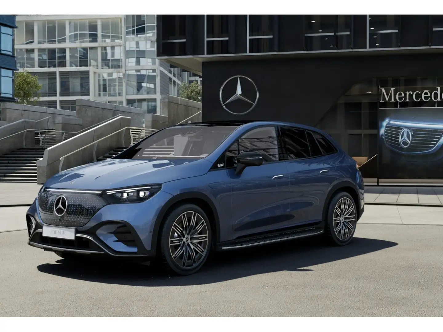 Mercedes-Benz EQE 500 4MATIC Distr EASY-PACK Navi SHZ PTS  Airm Blau - 1