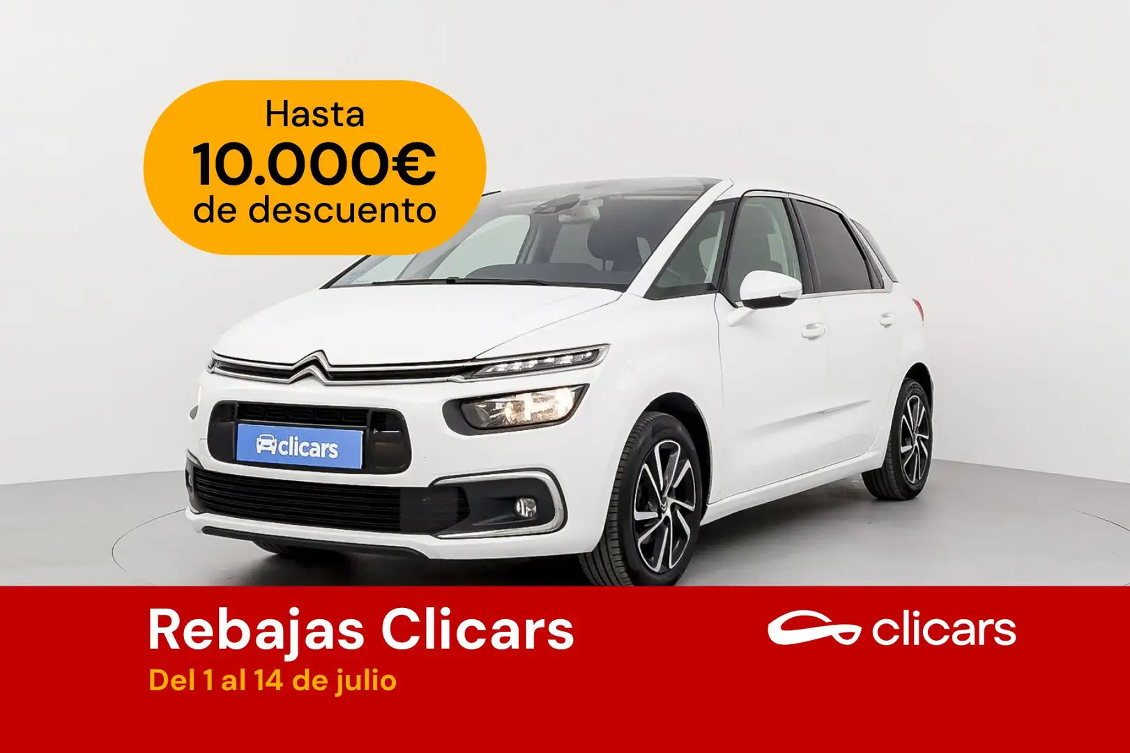 Citroen C4 Spacetourer 1.2 PureTech S&S Feel 130 Wit - 1