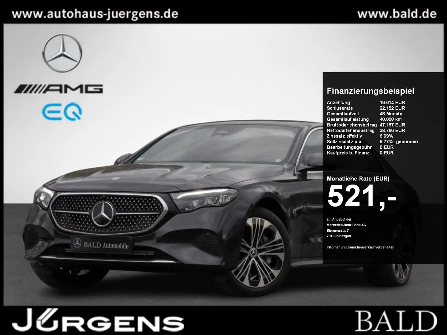 Mercedes-Benz E 300 e 4M Avantgarde/Superscreen/LED/Totw/19" Grijs - 1