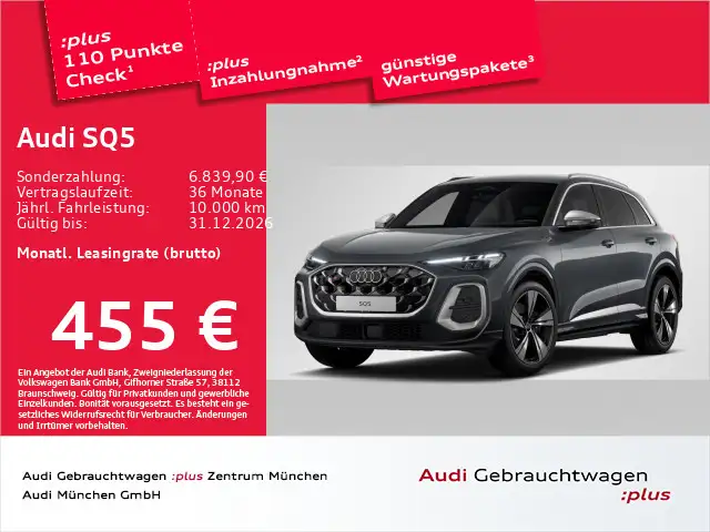 Audi SQ5 NEU TFSI S tronic AHK/HuD/B&O/21"Zoll