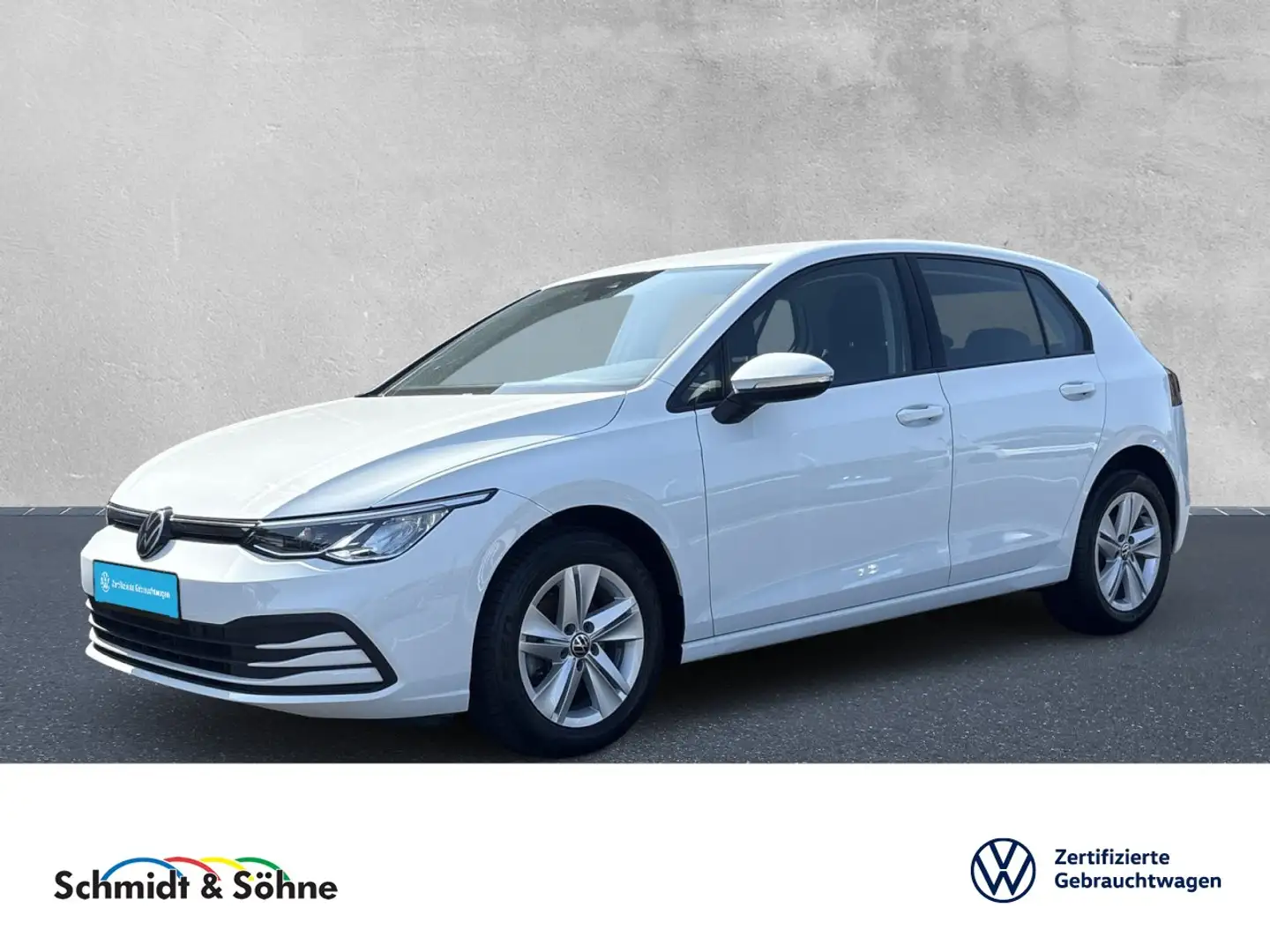 Volkswagen Golf VIII 2.0 TDI Life/Navi/ Klima Navi Einparkhilfe Weiß - 1