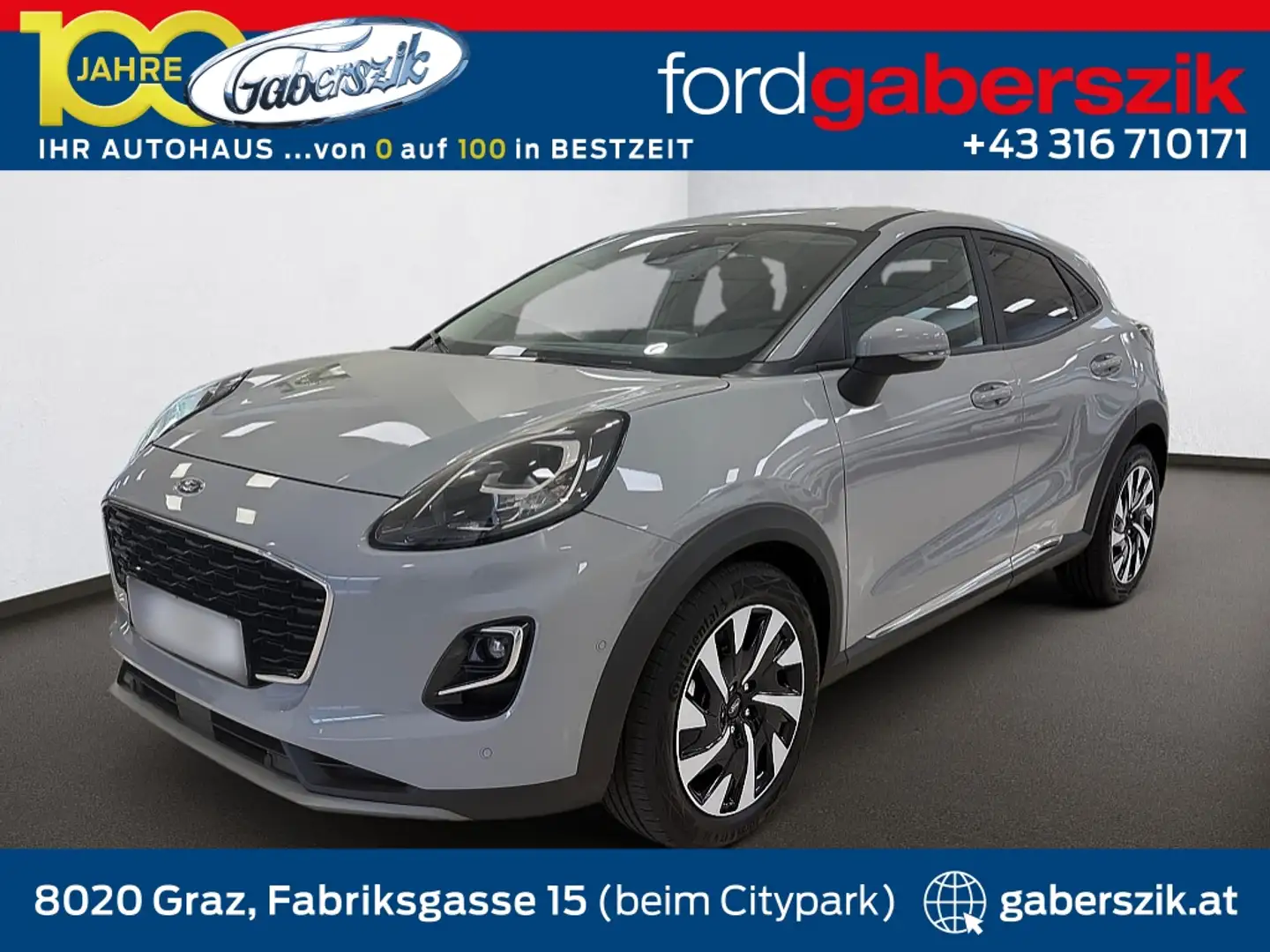 Ford Puma 1,0 EcoBoost Hybrid Titanium Grau - 1