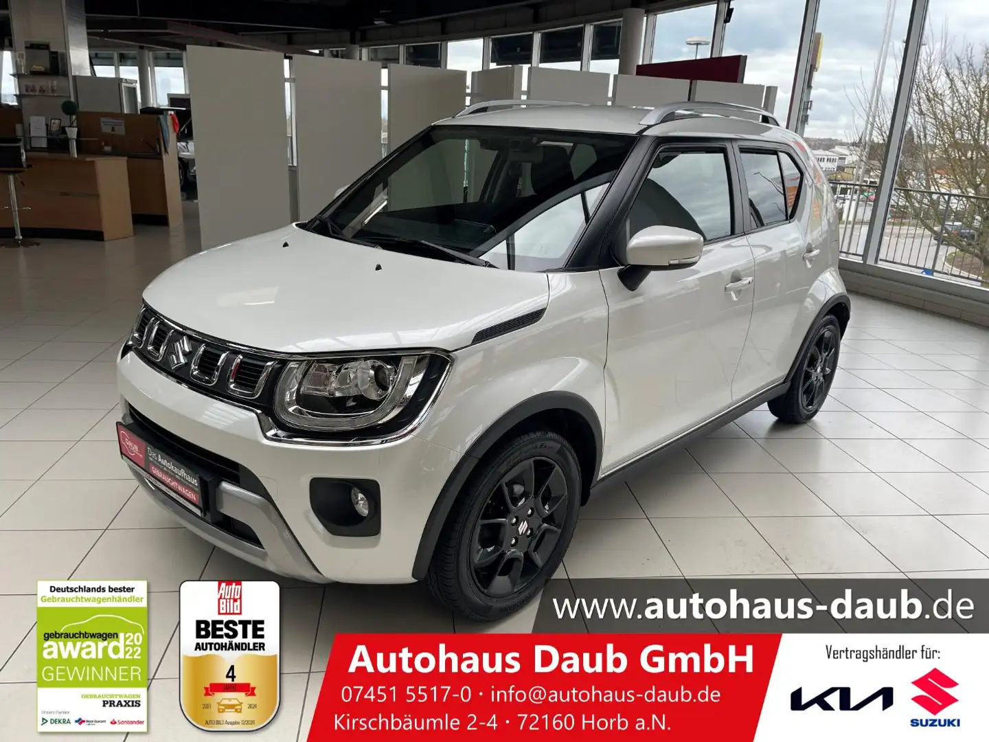 Suzuki Ignis 1.2 Comfort+ 4x4+Navi+Alu+Kamera+LED+uvm Weiß - 2