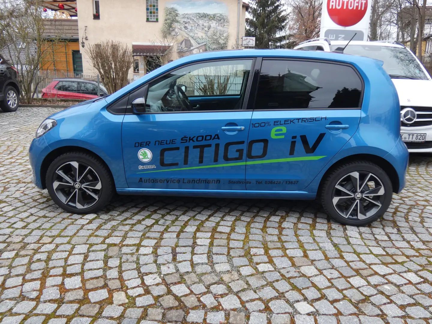 Skoda Citigo CITIGOe iV Style Blau - 2