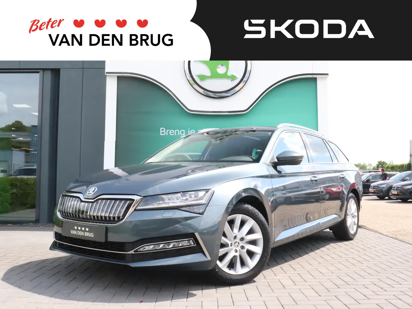 Skoda Superb Combi 1.4 TSI 218 pk iV Automaat | Panoramadak | T Grijs - 1