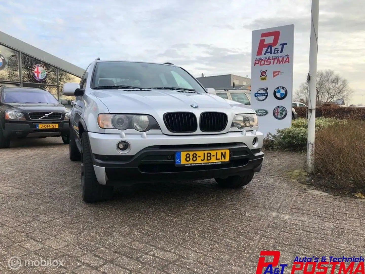 BMW X5 4.6IS Youngtimer. leder, airco, Gris - 2