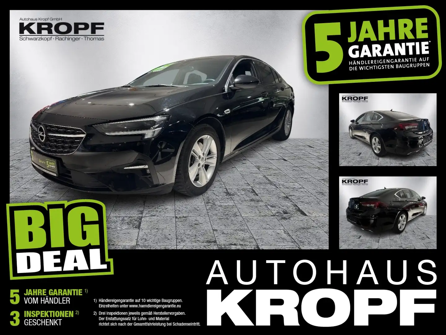 Opel Insignia B Grand Sport 2.0 SHT Business LED+SHZ Schwarz - 1