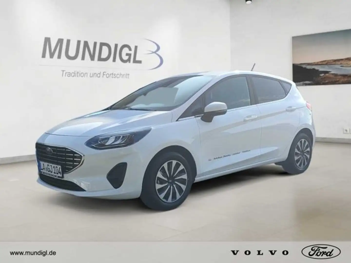 Ford Fiesta Titanium Klimaaut RFK LED SHZ Temp PDC ZV Fehér - 1