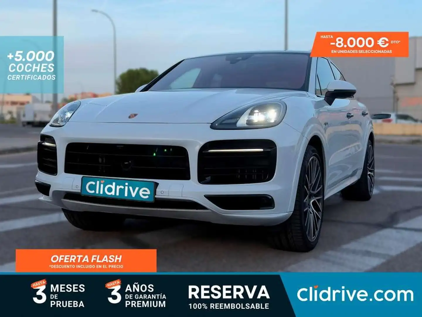 Porsche Cayenne E-Hybrid Platinum Edition Blanco - 1