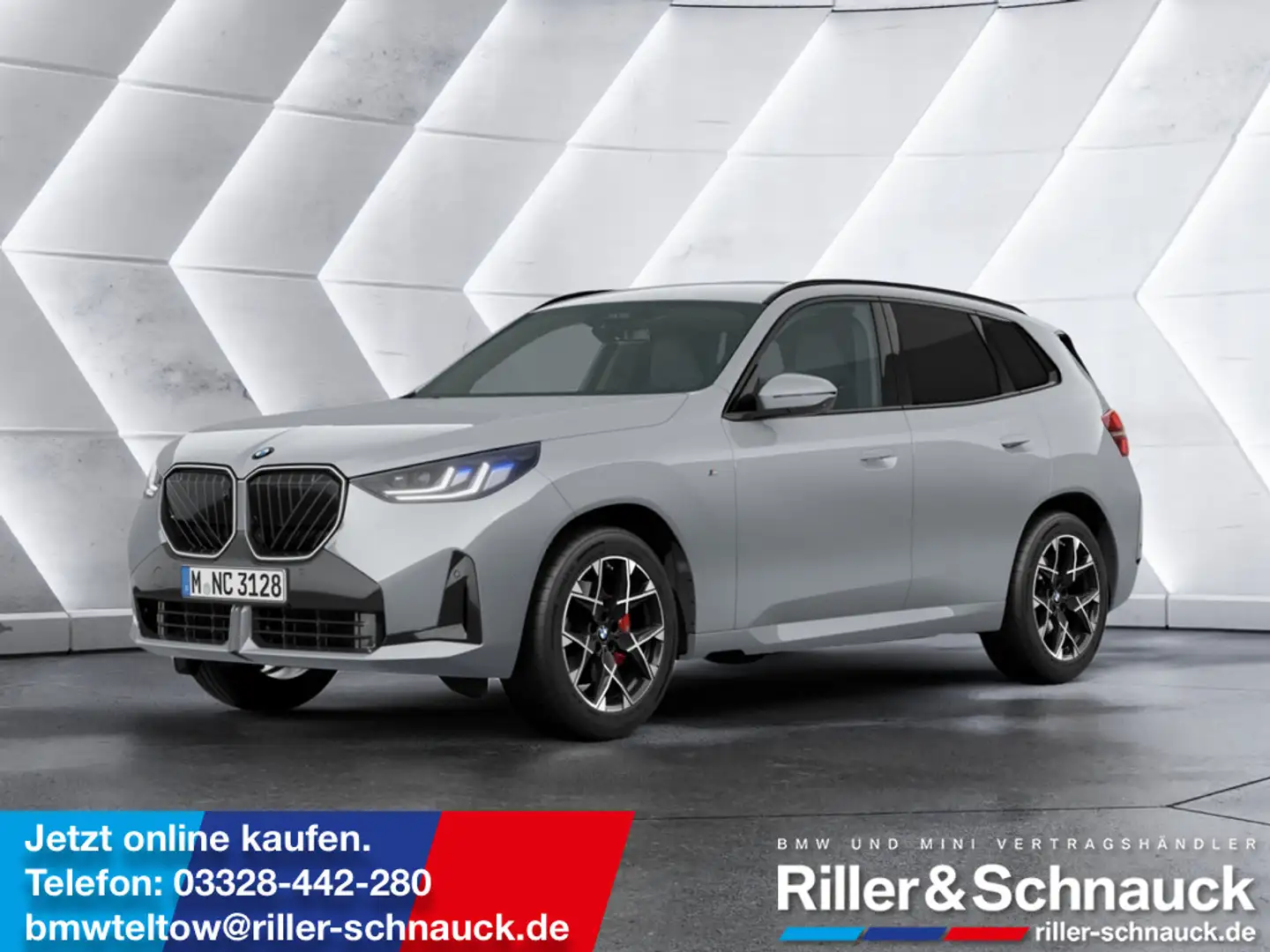 BMW X3 xDrive 20d M-Sport H/K NAVI ACC LED 360° Grau - 1