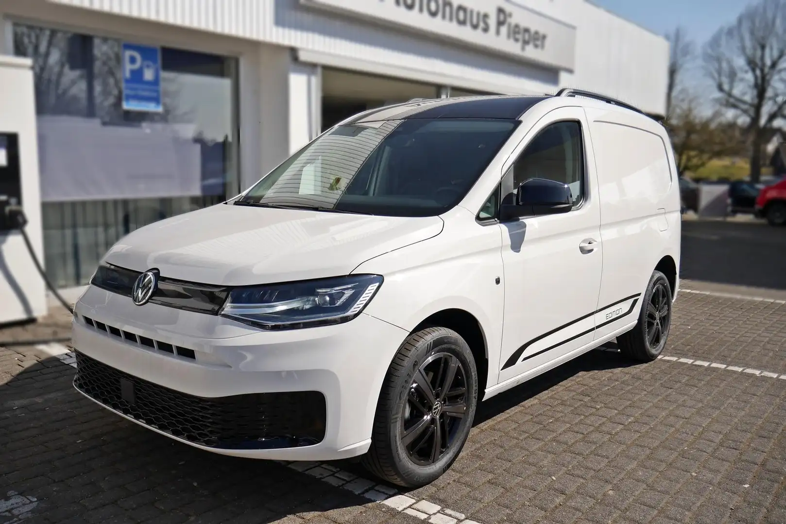 Volkswagen Caddy Cargo 2.0 TDI Edition LED App-Connect AHK-Vorbe... Weiß - 2