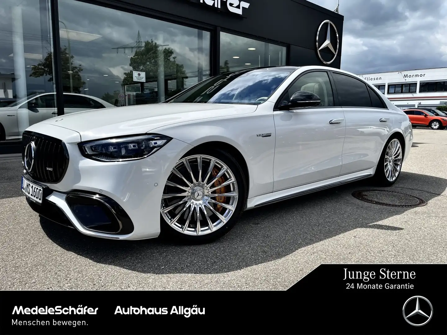 Mercedes-Benz S 63 AMG S 63 E Night First-Cl Fond Drivers Carbon TV 21" Blanco - 1
