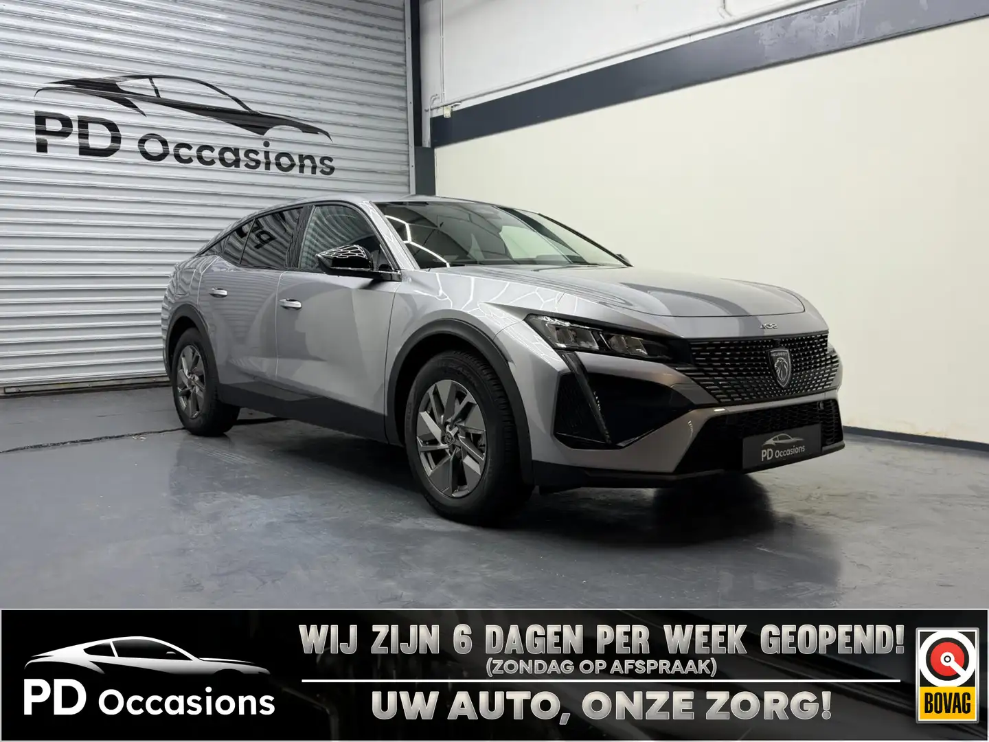 Peugeot 408 1.6 HYbrid 180PK EAT8 Allure - (360) Camera - Wint Argent - 1