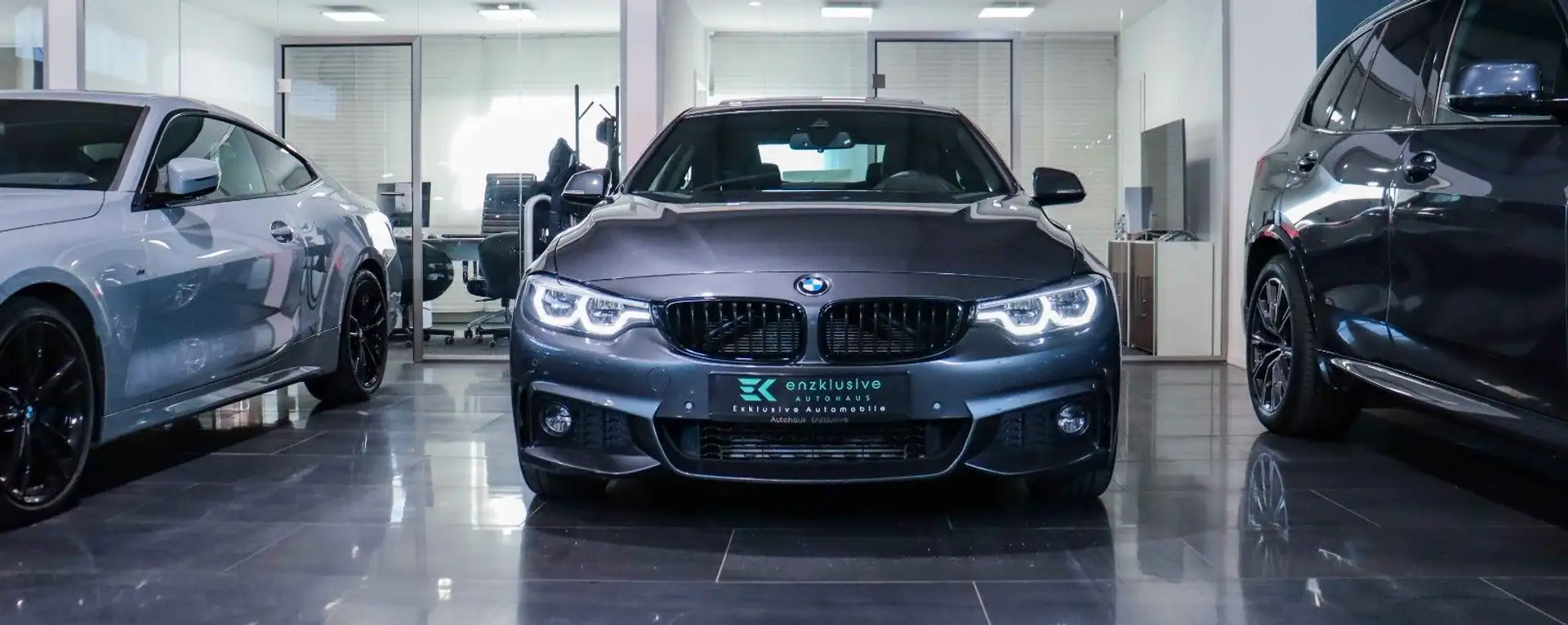 BMW 420 d Coupé M SPORT*NAVI PROF*KAM*GLASDACH*SHADOW Grau - 2