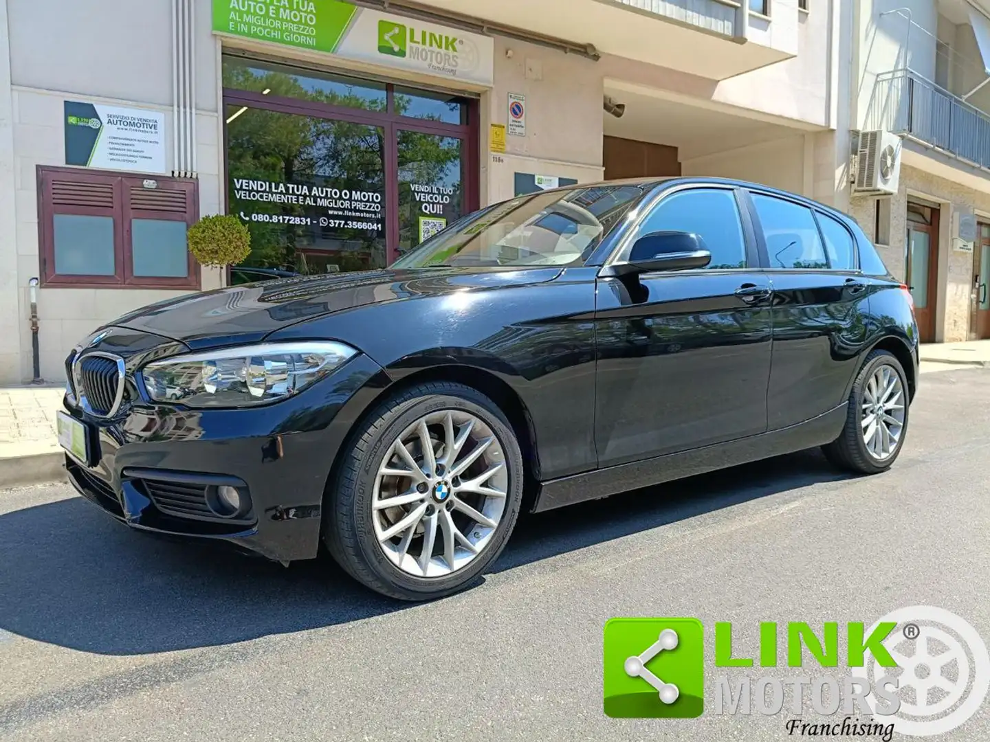 BMW 114 d 5p. Sport NEOPATENTATI Nero - 1