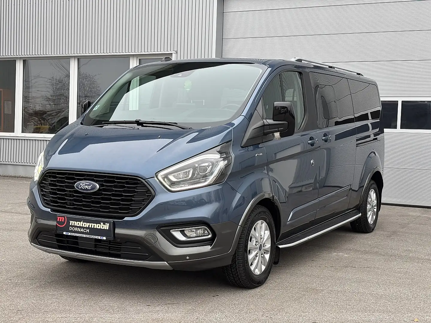 Ford Tourneo Custom 2,0 EcoBlue 320 L2 Active Aut. Bleu - 1