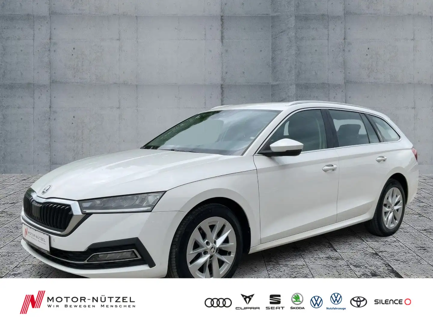 Skoda Octavia Combi 2.0 TDI FIRST ED. LED+NAV+SHZ+PDC Weiß - 1