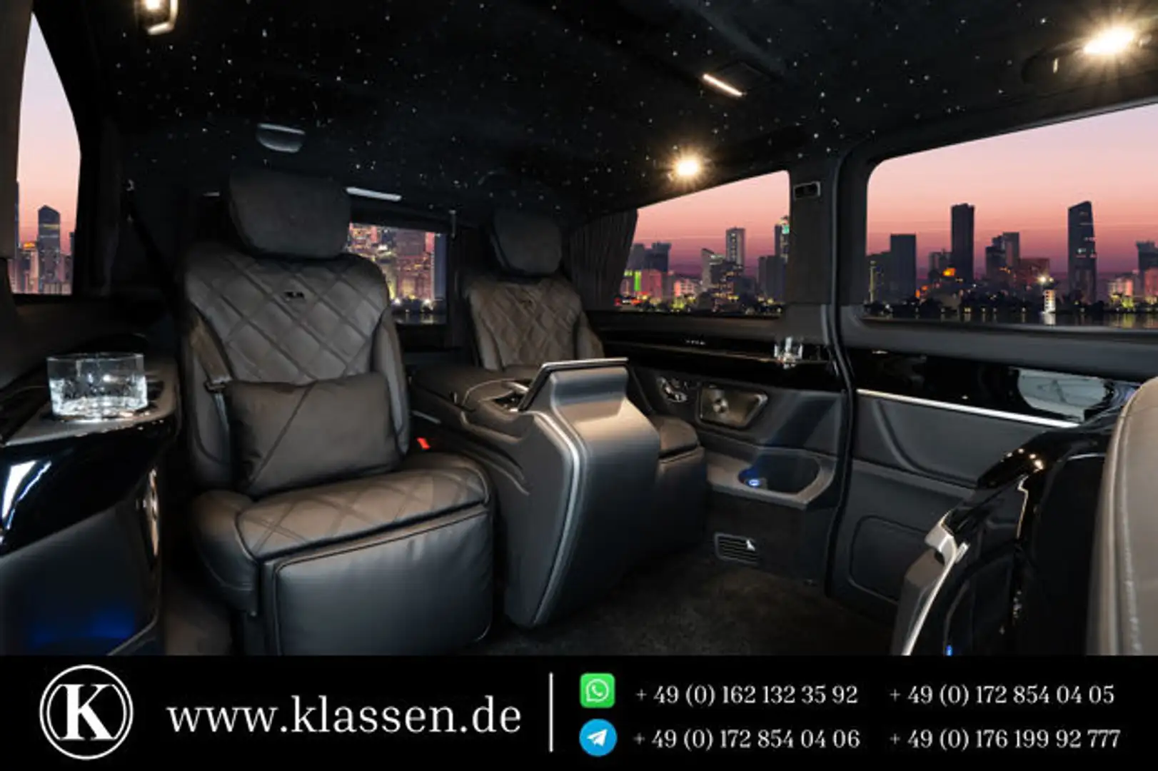 Mercedes-Benz V300 - V-Klasse - VIP Business VAN Facelift 2024 Zwart - 1