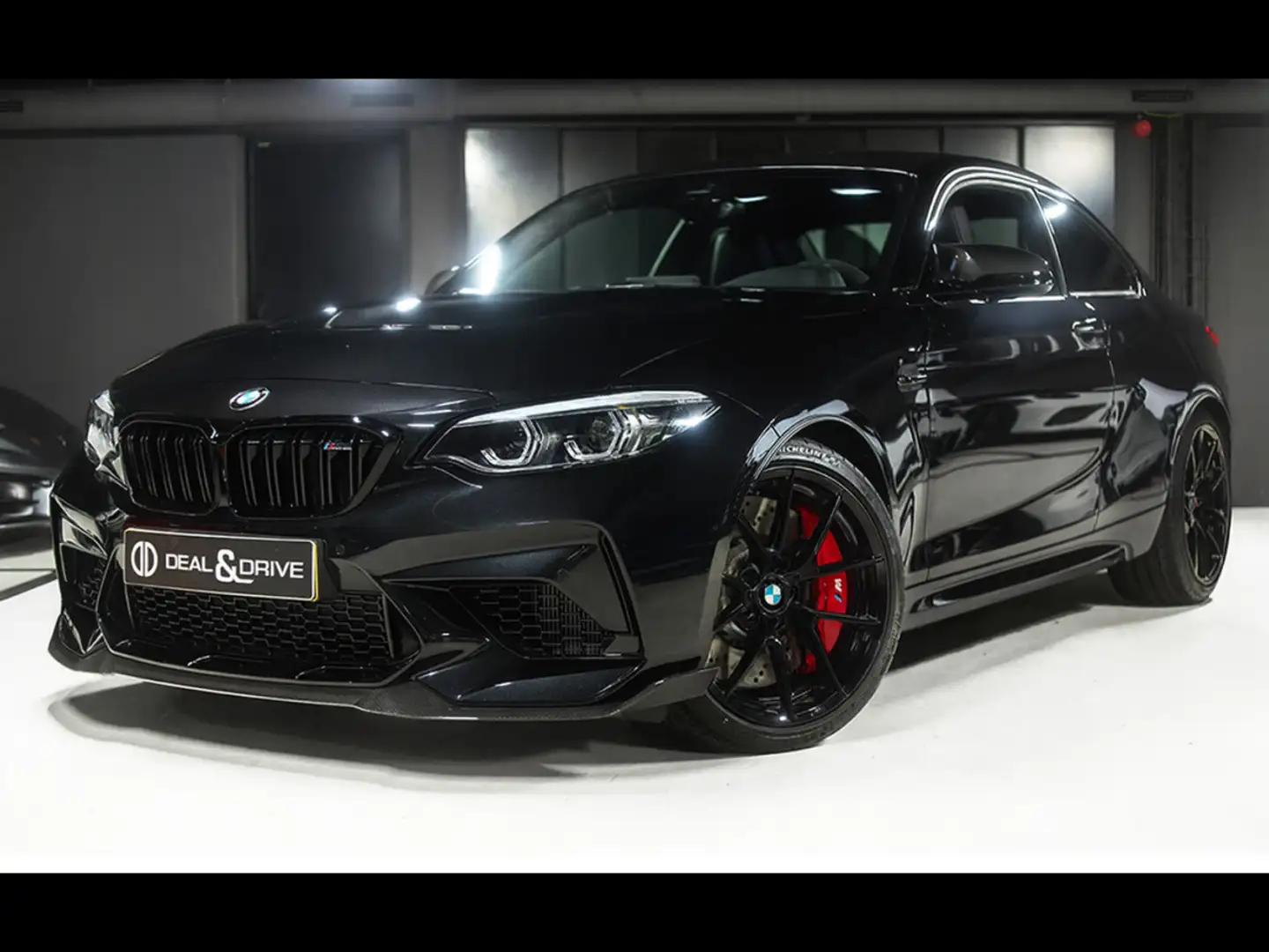 BMW M2 CLUBSPORT CS (F87) 3.0 DKG7°°CARBON°KAM°HK°DAKOTA Noir - 1