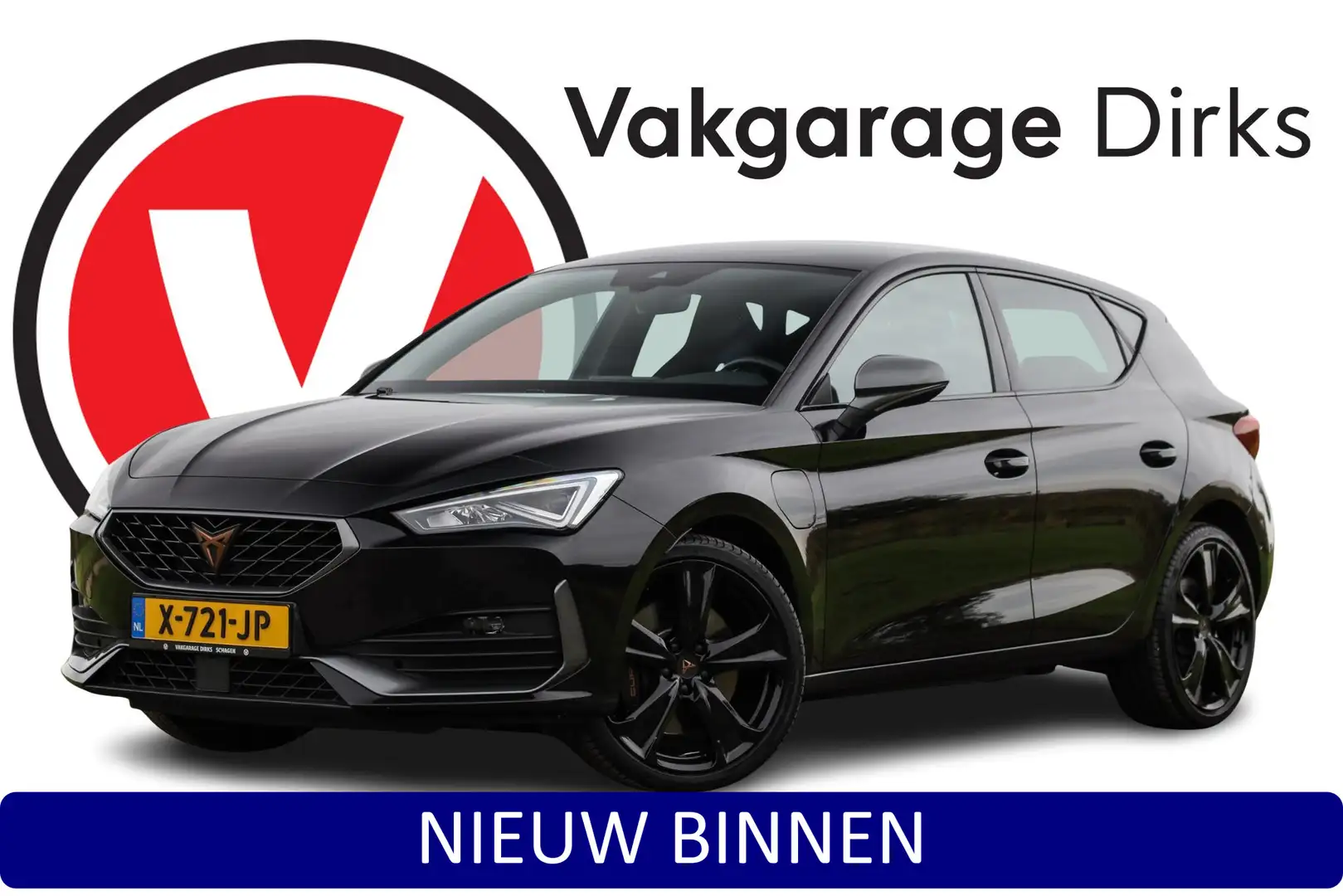 CUPRA Leon 1.4 e-Hybrid VZ Copper Edition ✅LED ✅ ACC ✅ Carpla Negro - 1